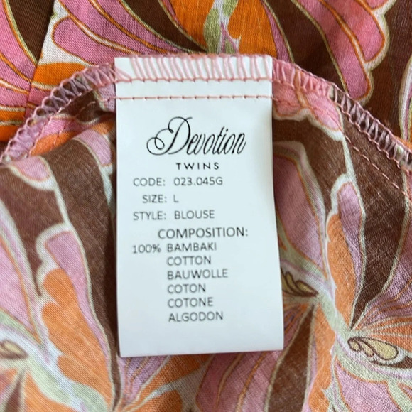 Anthropologie Devotion Twins Platania One Shoulder Top Size L - Picture 10 of 12